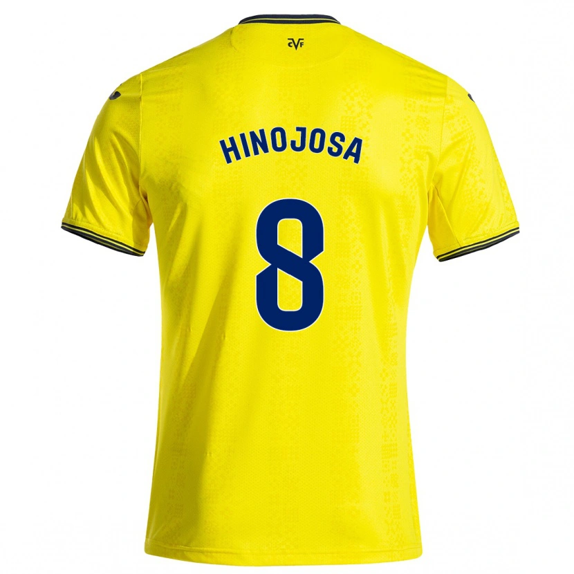 Danxen Bambino Maglia Sergio Hinojosa #8 Giallo Nero Kit Gara Home 2024/25 Maglietta