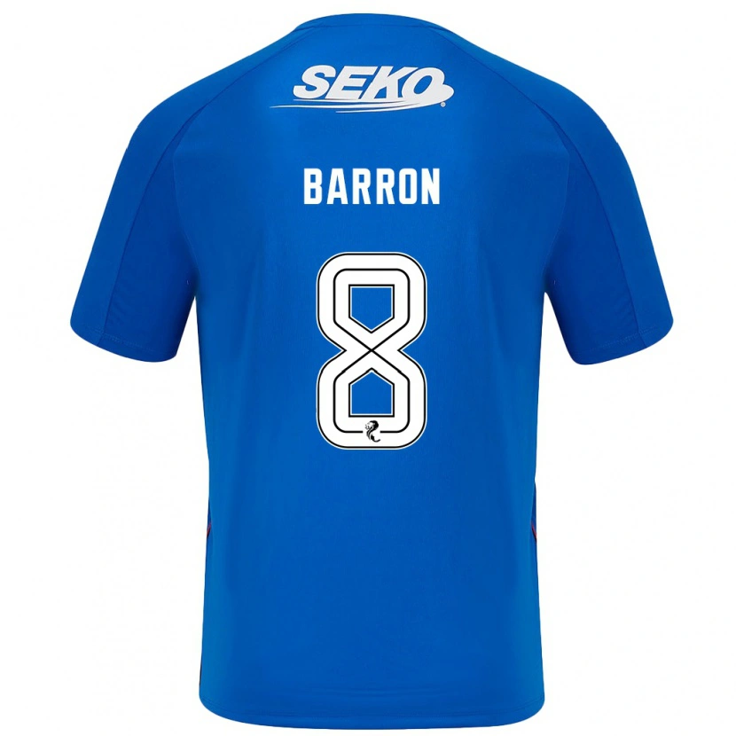 Danxen Bambino Maglia Connor Barron #8 Blu Scuro Kit Gara Home 2024/25 Maglietta