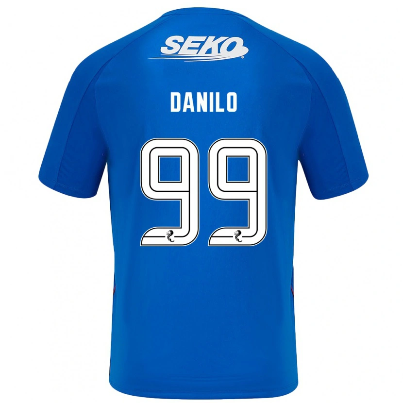 Danxen Bambino Maglia Danilo #99 Blu Scuro Kit Gara Home 2024/25 Maglietta