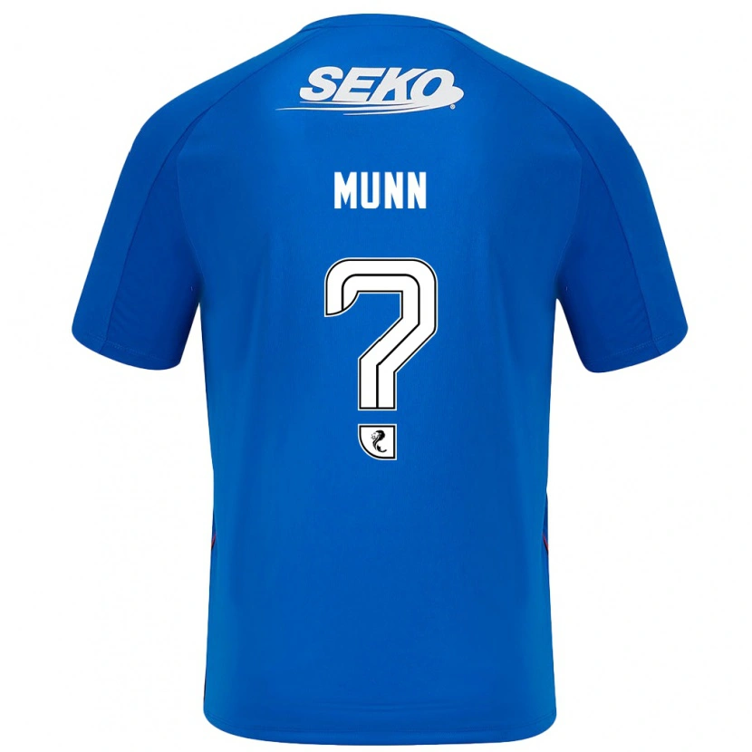 Danxen Bambino Maglia Mason Munn #0 Blu Scuro Kit Gara Home 2024/25 Maglietta