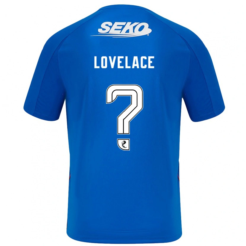 Danxen Bambino Maglia Zak Lovelace #0 Blu Scuro Kit Gara Home 2024/25 Maglietta