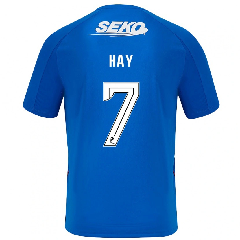 Danxen Bambino Maglia Brogan Hay #7 Blu Scuro Kit Gara Home 2024/25 Maglietta