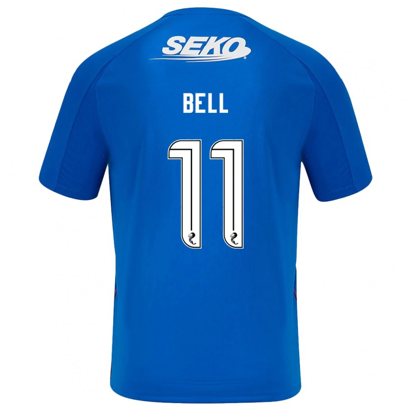 Danxen Bambino Maglia Megan Bell #11 Blu Scuro Kit Gara Home 2024/25 Maglietta