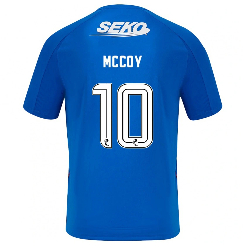 Danxen Bambino Maglia Kayla Mccoy #10 Blu Scuro Kit Gara Home 2024/25 Maglietta