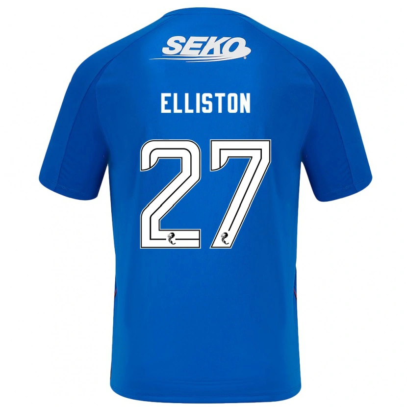Danxen Bambino Maglia Maddie Elliston #27 Blu Scuro Kit Gara Home 2024/25 Maglietta
