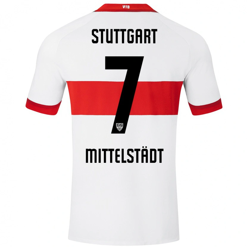 Danxen Bambino Maglia Maximilian Mittelstädt #7 Bianco Rosso Kit Gara Home 2024/25 Maglietta