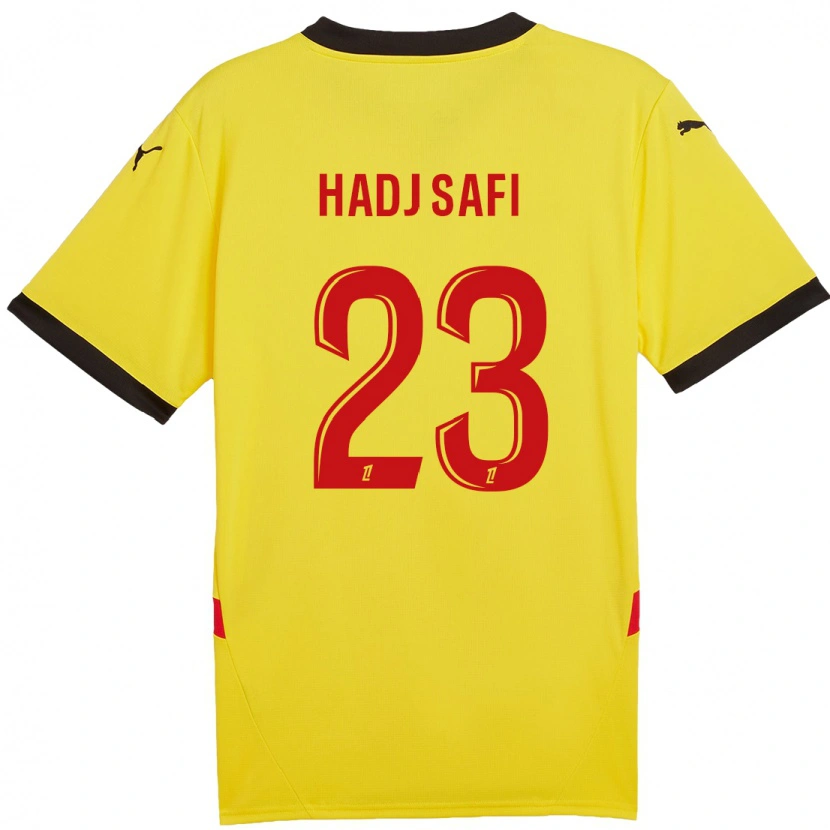 Danxen Bambino Maglia Souhina Hadj Safi #23 Giallo Rosso Kit Gara Home 2024/25 Maglietta
