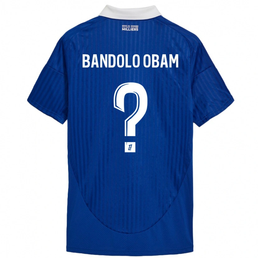 Danxen Bambino Maglia Randy Bandolo Obam #0 Blu Bianco Kit Gara Home 2024/25 Maglietta