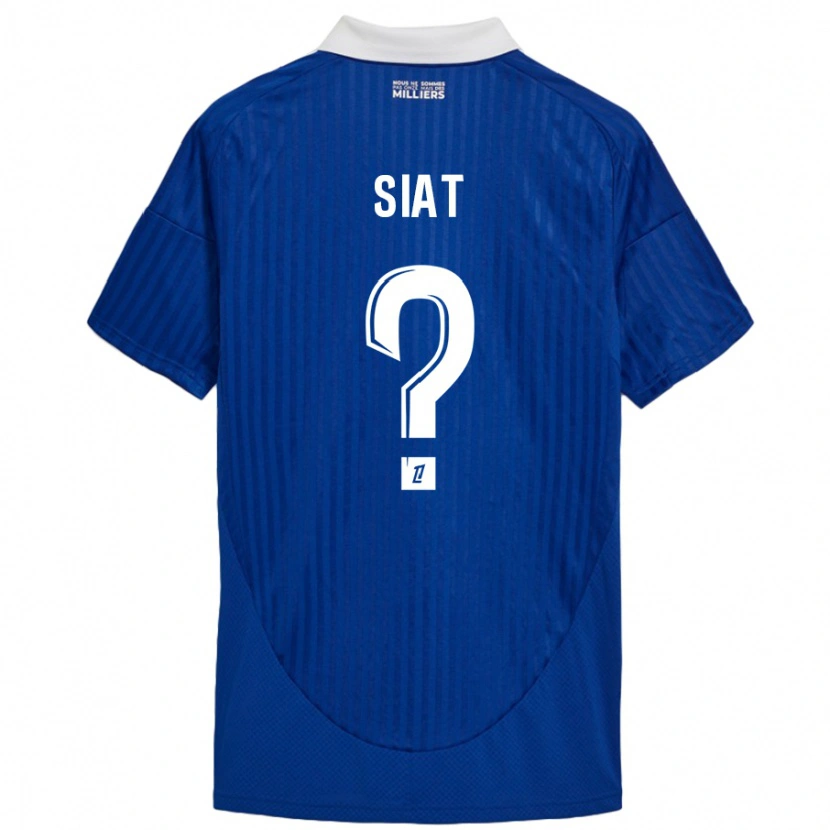 Danxen Bambino Maglia Victor Siat #0 Blu Bianco Kit Gara Home 2024/25 Maglietta