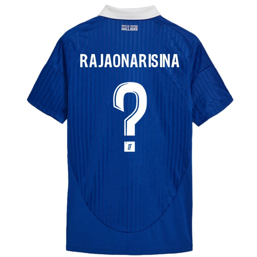 Danxen Bambino Maglia Noah Rajaonarisina #0 Blu Bianco Kit Gara Home 2024/25 Maglietta