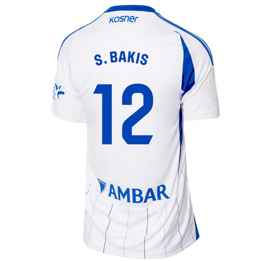 Danxen Bambino Maglia Sinan Bakış #12 Rosso Bianco Kit Gara Home 2024/25 Maglietta