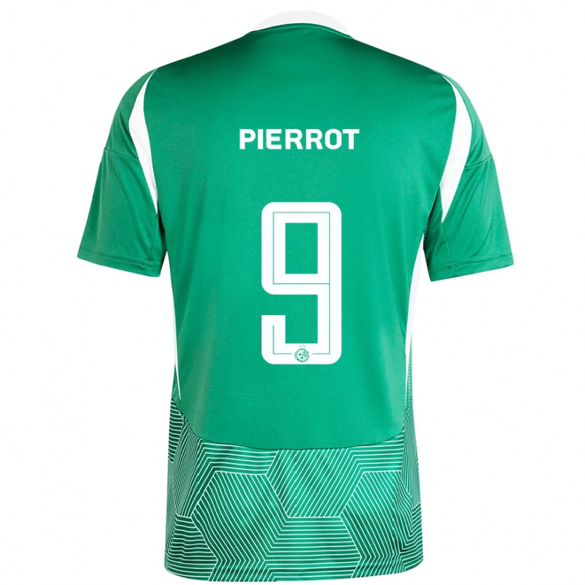 Danxen Bambino Maglia Frantzdy Pierrot #9 Verde Bianco Kit Gara Home 2024/25 Maglietta