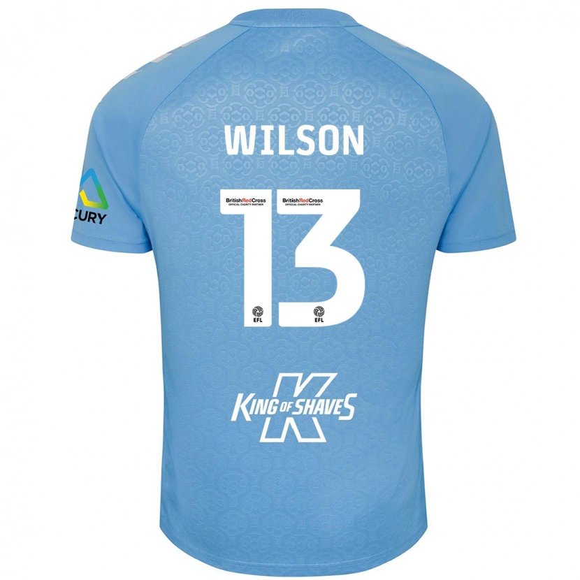 Danxen Bambino Maglia Ben Wilson #13 Blu Bianco Kit Gara Home 2024/25 Maglietta