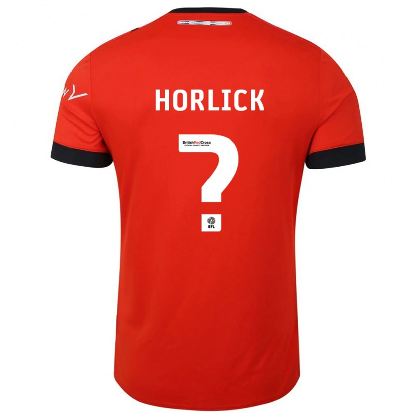 Danxen Bambino Maglia Jameson Horlick #0 Arancione Nero Kit Gara Home 2024/25 Maglietta
