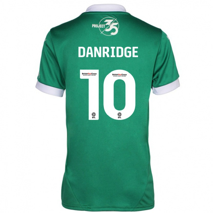 Danxen Bambino Maglia Rebecca Danridge #10 Verde Bianco Kit Gara Home 2024/25 Maglietta
