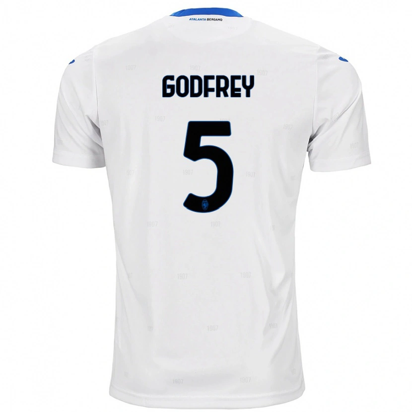 Danxen Bambino Maglia Ben Godfrey #5 Bianco Kit Gara Away 2024/25 Maglietta