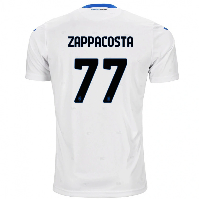Danxen Bambino Maglia Davide Zappacosta #77 Bianco Kit Gara Away 2024/25 Maglietta