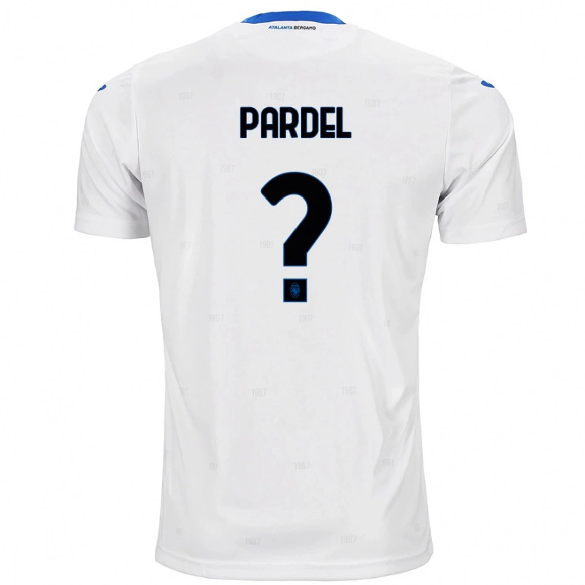 Danxen Bambino Maglia Piotr Pardel #0 Bianco Kit Gara Away 2024/25 Maglietta