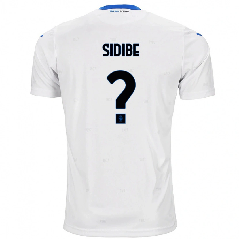 Danxen Bambino Maglia Alassane Sidibe #0 Bianco Kit Gara Away 2024/25 Maglietta
