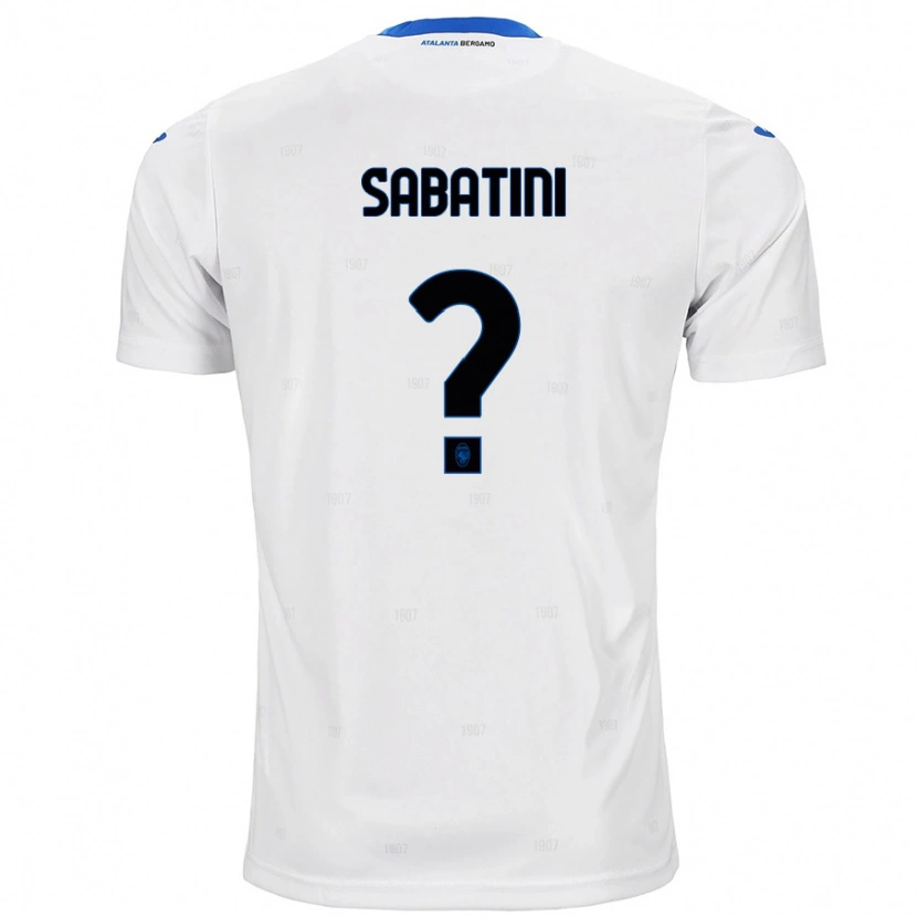 Danxen Bambino Maglia Carlo Sabatini #0 Bianco Kit Gara Away 2024/25 Maglietta