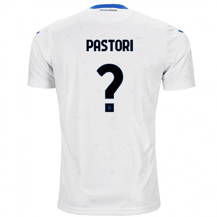 Danxen Bambino Maglia Matias Pastori #0 Bianco Kit Gara Away 2024/25 Maglietta