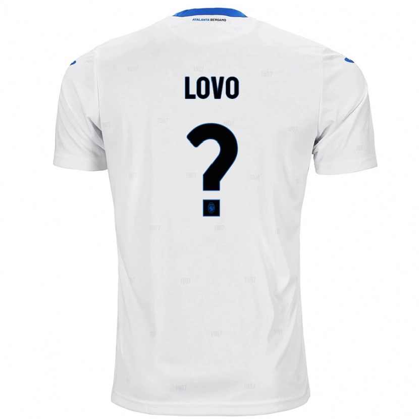 Danxen Bambino Maglia Pietro Lovo #0 Bianco Kit Gara Away 2024/25 Maglietta