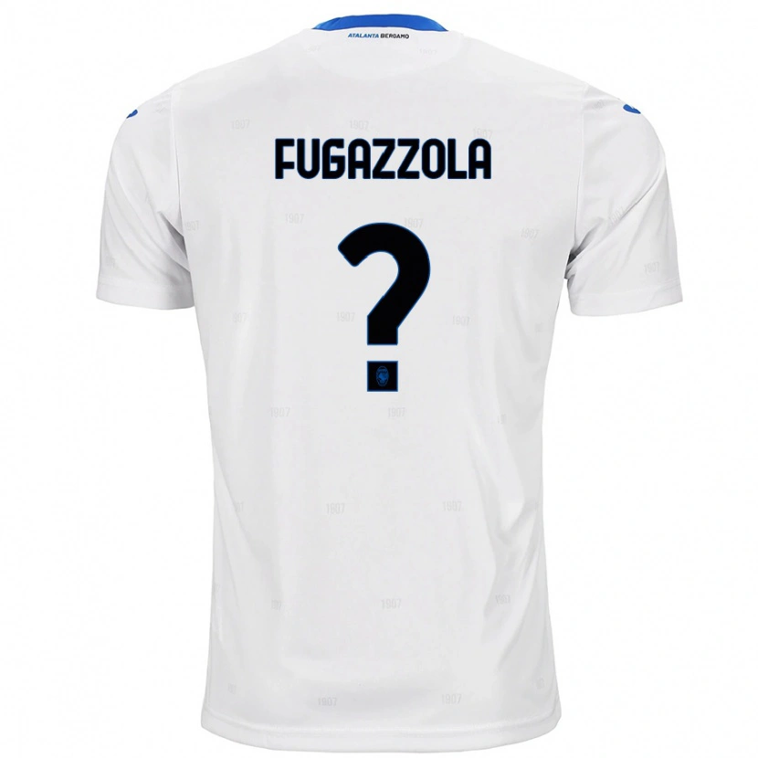 Danxen Bambino Maglia Marcello Fugazzola #0 Bianco Kit Gara Away 2024/25 Maglietta