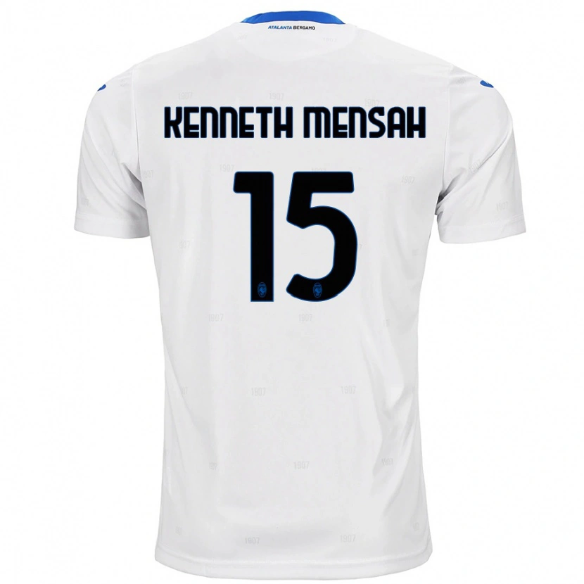 Danxen Bambino Maglia Anthony Kenneth Mensah #15 Bianco Kit Gara Away 2024/25 Maglietta