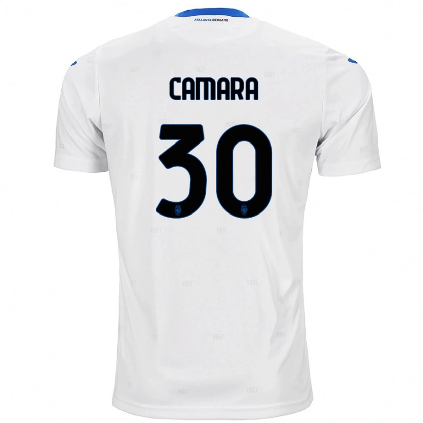 Danxen Bambino Maglia Henry Camara #30 Bianco Kit Gara Away 2024/25 Maglietta