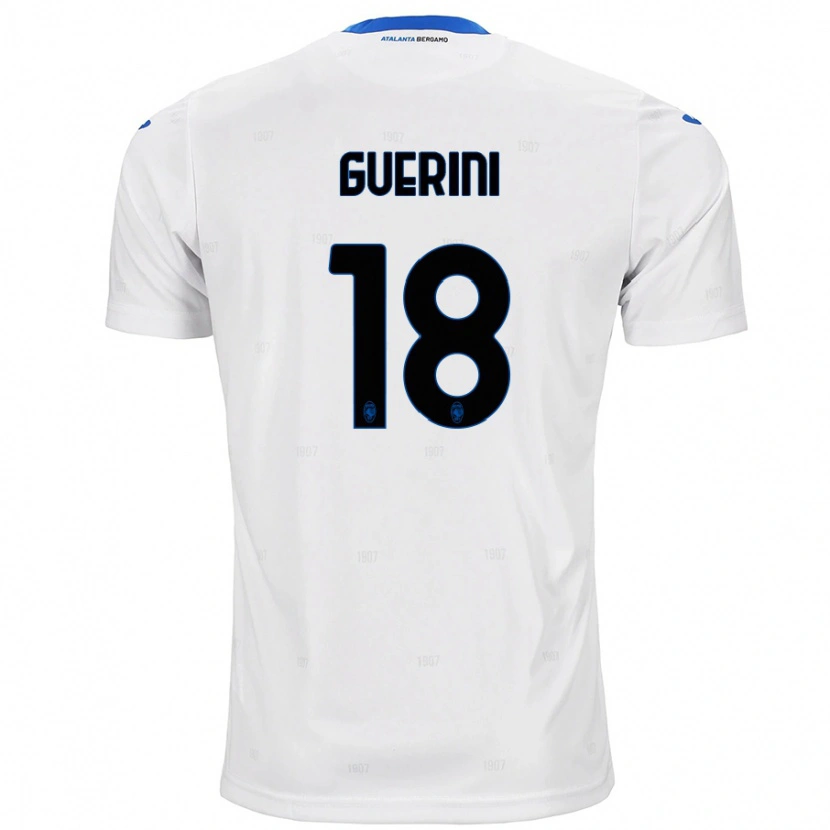 Danxen Bambino Maglia Alessio Guerini #18 Bianco Kit Gara Away 2024/25 Maglietta