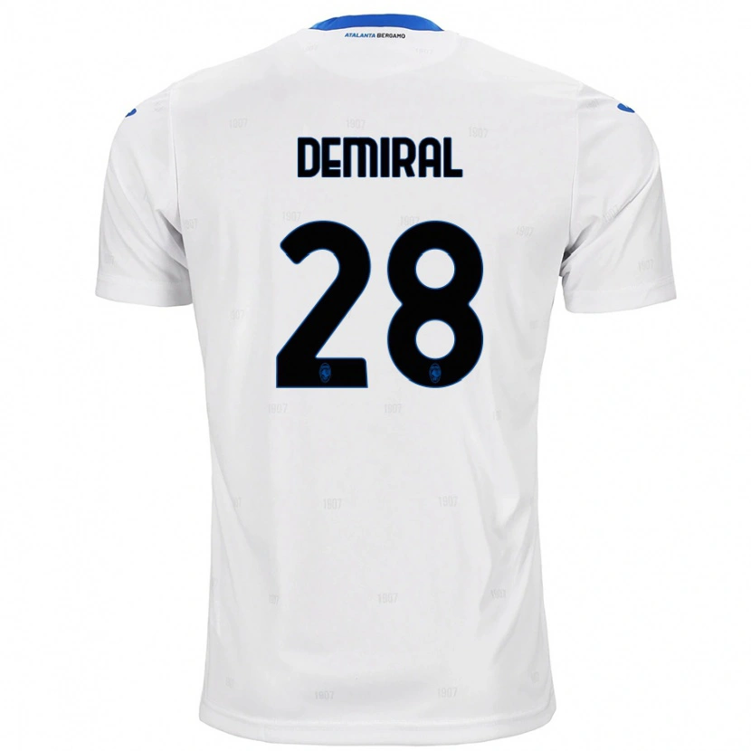 Danxen Bambino Maglia Merih Demiral #28 Bianco Kit Gara Away 2024/25 Maglietta