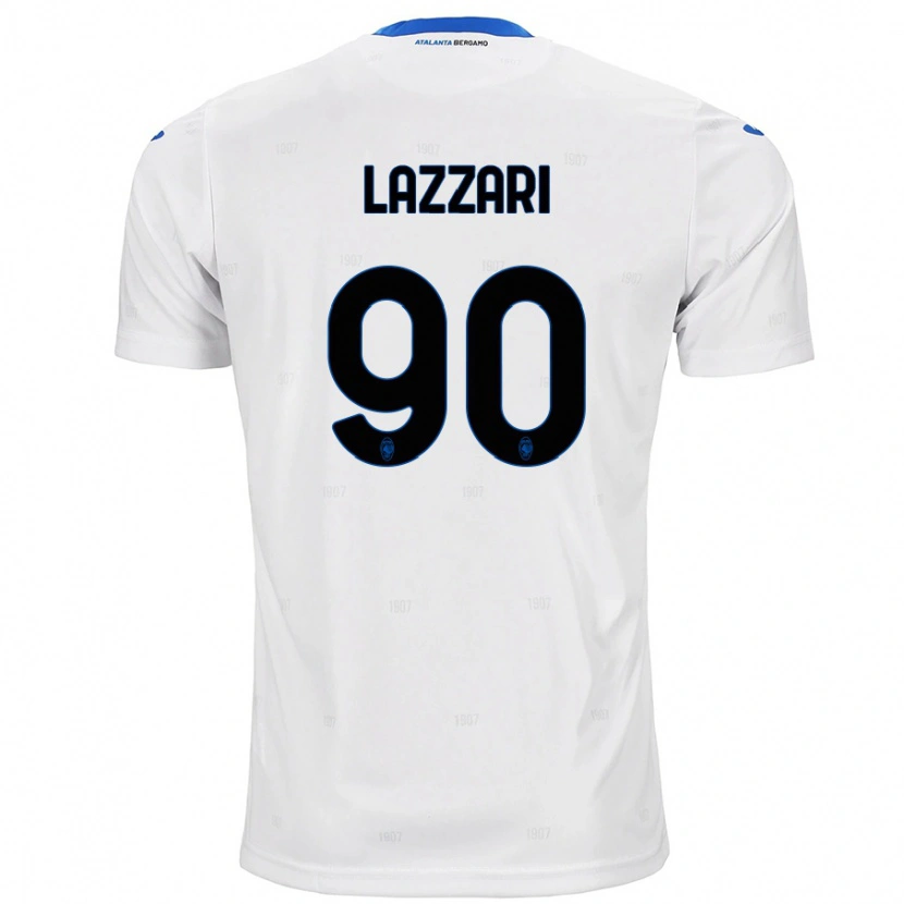 Danxen Bambino Maglia Ilaria Lazzari #90 Bianco Kit Gara Away 2024/25 Maglietta