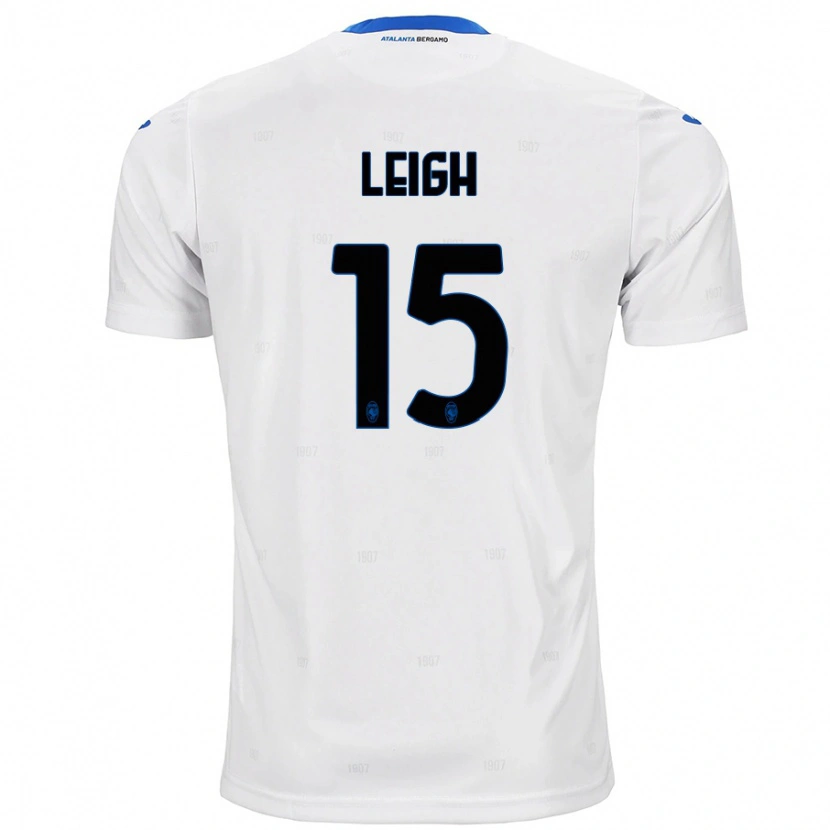 Danxen Bambino Maglia Adrienne Leigh #15 Bianco Kit Gara Away 2024/25 Maglietta