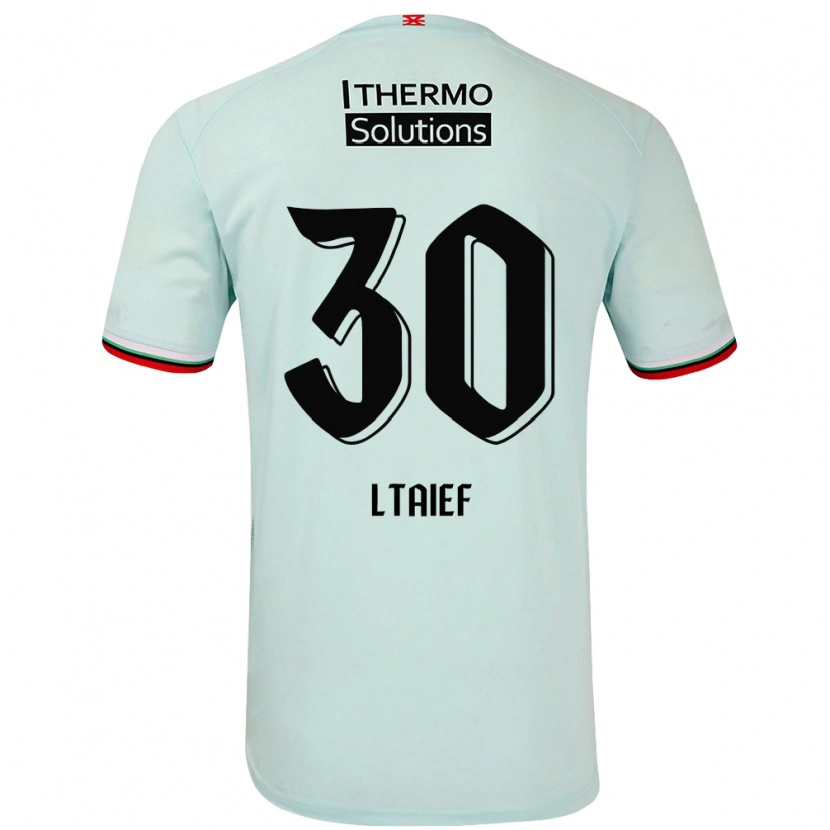 Danxen Bambino Maglia Sayfallah Ltaief #30 Verde Chiaro Kit Gara Away 2024/25 Maglietta