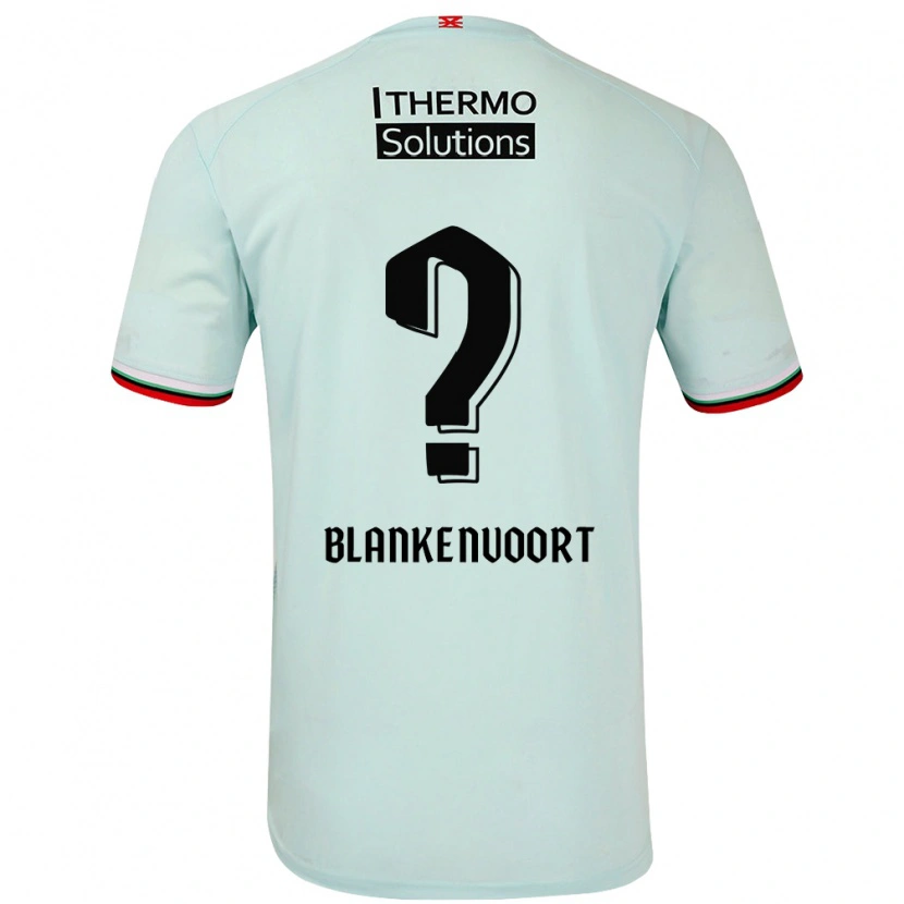 Danxen Bambino Maglia Rens Blankenvoort #0 Verde Chiaro Kit Gara Away 2024/25 Maglietta