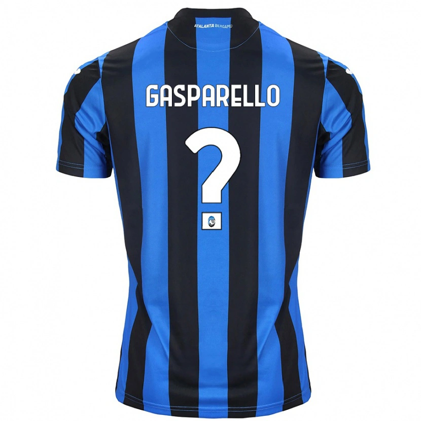 Danxen Uomo Maglia Francesco Gasparello #0 Blu Nero Kit Gara Home 2024/25 Maglietta