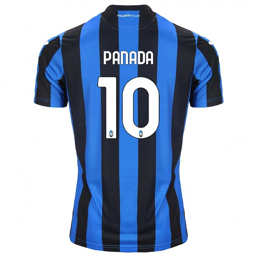 Danxen Uomo Maglia Simone Panada #10 Blu Nero Kit Gara Home 2024/25 Maglietta