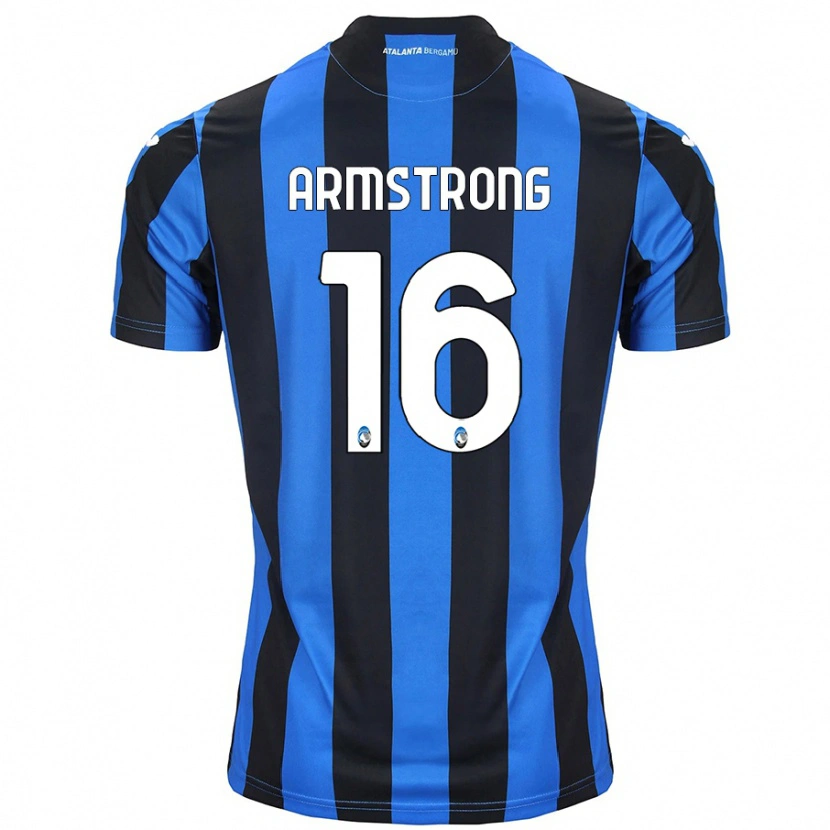 Danxen Uomo Maglia Daniel Armstrong #16 Blu Nero Kit Gara Home 2024/25 Maglietta
