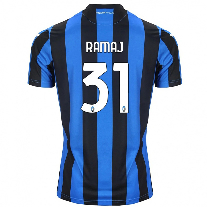 Danxen Uomo Maglia Gabriel Ramaj #31 Blu Nero Kit Gara Home 2024/25 Maglietta