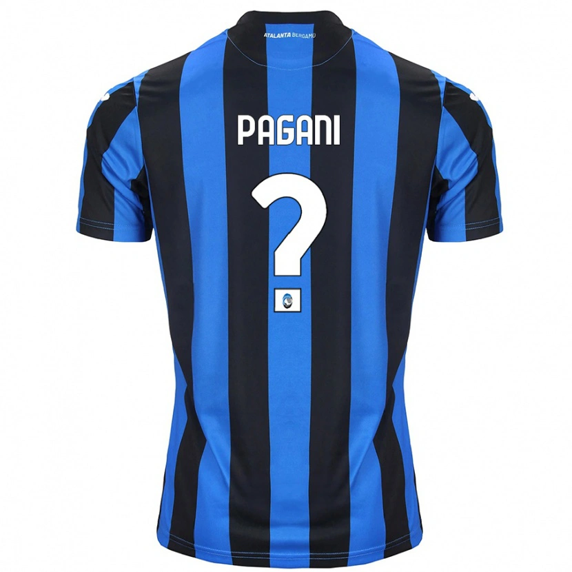 Danxen Uomo Maglia Federico Pagani #0 Blu Nero Kit Gara Home 2024/25 Maglietta