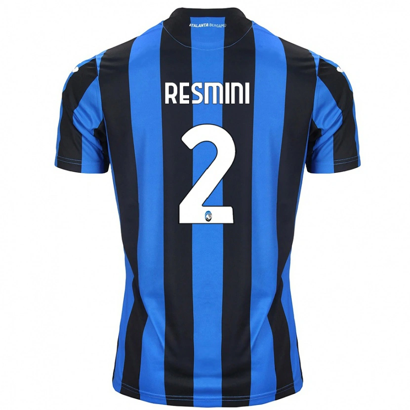 Danxen Uomo Maglia Martina Resmini #2 Blu Nero Kit Gara Home 2024/25 Maglietta