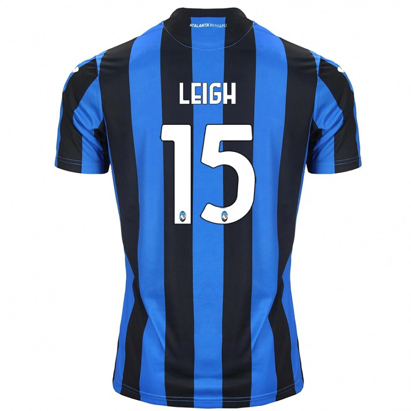 Danxen Uomo Maglia Adrienne Leigh #15 Blu Nero Kit Gara Home 2024/25 Maglietta