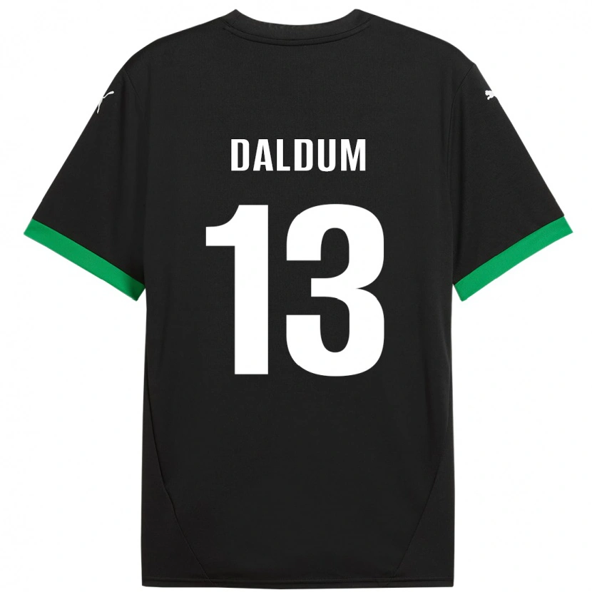 Danxen Uomo Maglia Sonosi Daldum #13 Nero Verde Scuro Kit Gara Home 2024/25 Maglietta