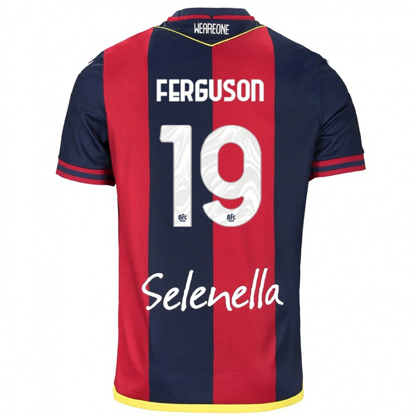 Danxen Uomo Maglia Lewis Ferguson #19 Rosso Blu Reale Kit Gara Home 2024/25 Maglietta