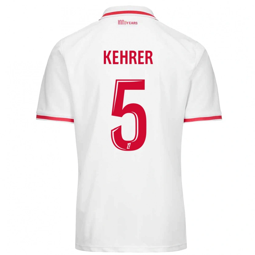 Danxen Uomo Maglia Thilo Kehrer #5 Bianco Rosso Kit Gara Home 2024/25 Maglietta