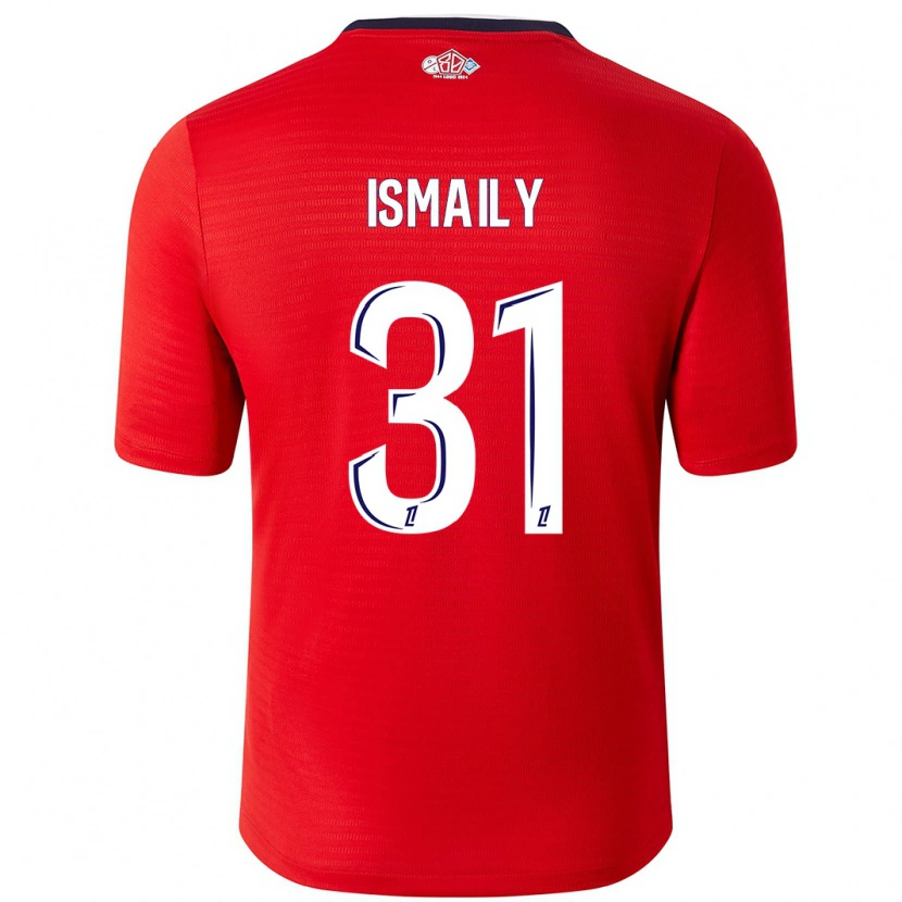 Danxen Uomo Maglia Ismaily #31 Rosso Bianco Kit Gara Home 2024/25 Maglietta