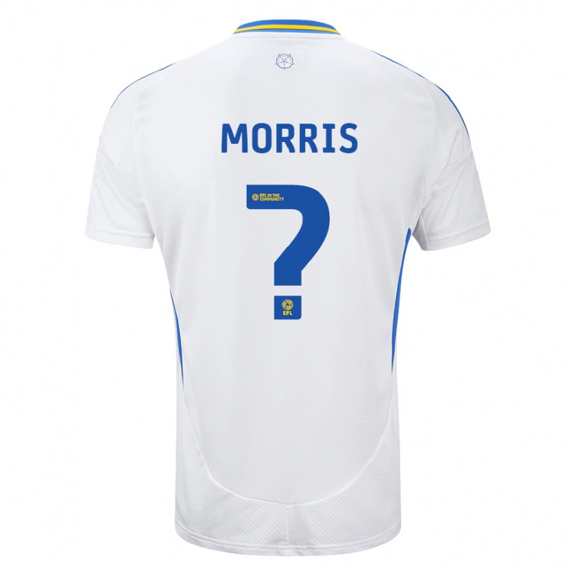 Danxen Uomo Maglia Jack Morris #0 Bianco Blu Kit Gara Home 2024/25 Maglietta