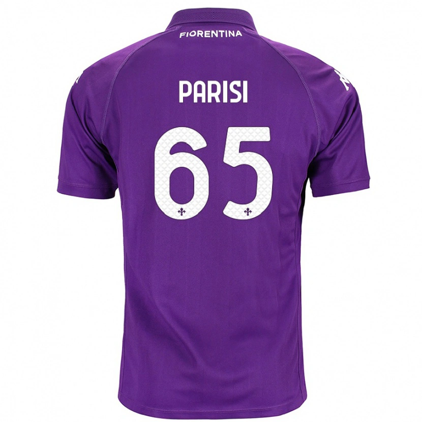 Danxen Uomo Maglia Fabiano Parisi #65 Viola Kit Gara Home 2024/25 Maglietta
