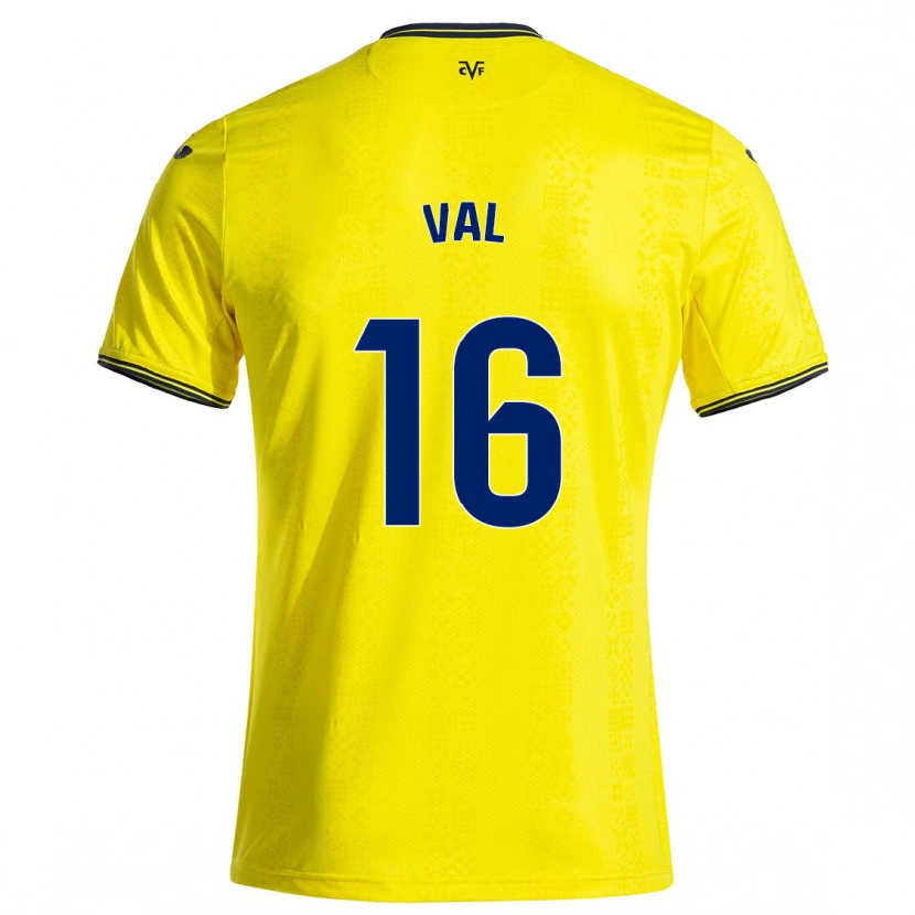 Danxen Uomo Maglia Brais Val #16 Giallo Nero Kit Gara Home 2024/25 Maglietta