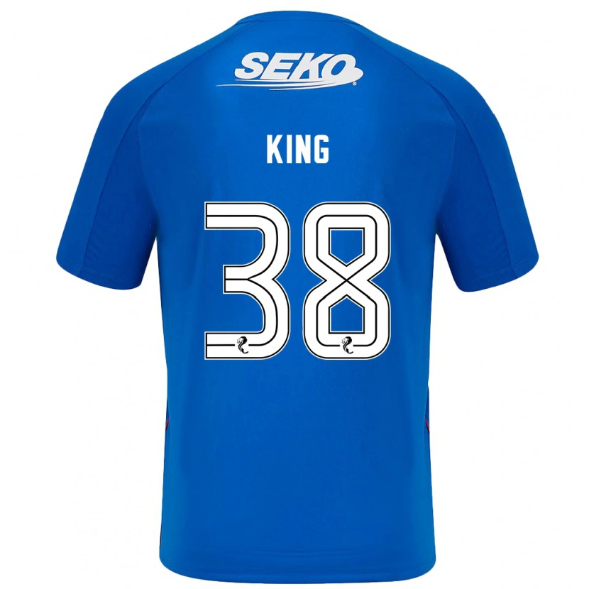 Danxen Uomo Maglia Leon King #38 Blu Scuro Kit Gara Home 2024/25 Maglietta